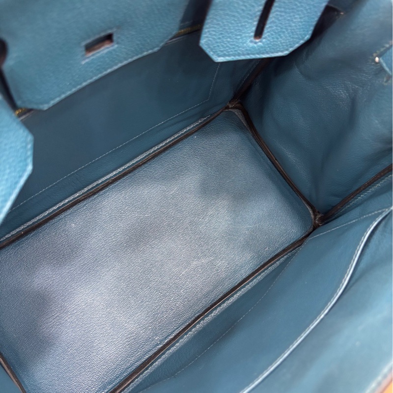 Hermes 愛馬仕 birkin 30 7C 珊瑚藍金扣X刻togo皮 有購證 full set-4
