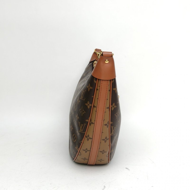 LOUIS VUITTON LoopHobo大豌豆月亮包老花PVC晶片肩背包-3