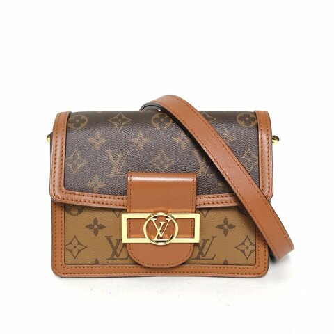 LOUIS VUITTON Dauphine達芙妮Mini20老花PVC2019肩背包