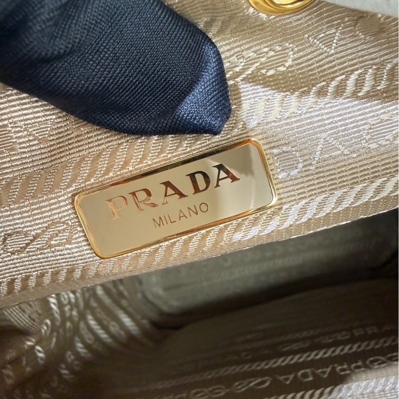 PRADA|帆布小水桶-6