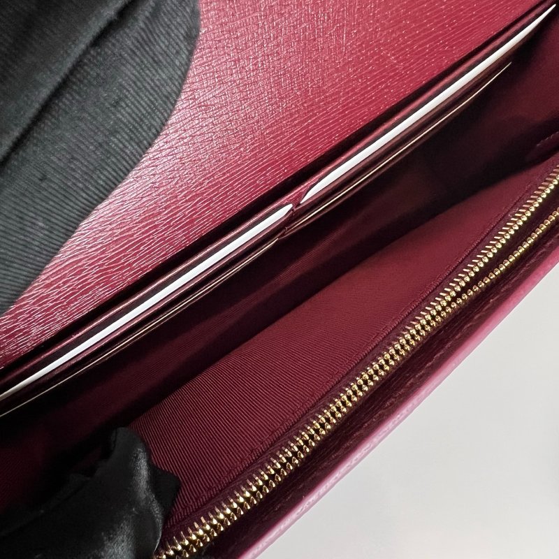 全新品 GUCCI 772643  酒紅皮革ROSSO ANCORA WOC包-6