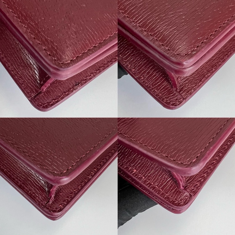 全新品 GUCCI 772643  酒紅皮革ROSSO ANCORA WOC包-9