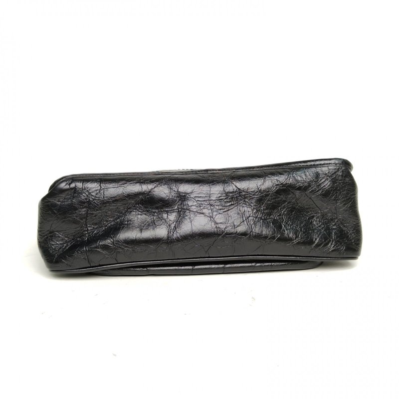 SAINT LAURENT Niki中號28黑色牛皮黑扣肩背包-4