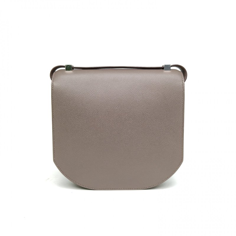 HERMES Mosaique馬賽克大號21錫器灰Epsom皮C刻銀扣肩背包-2