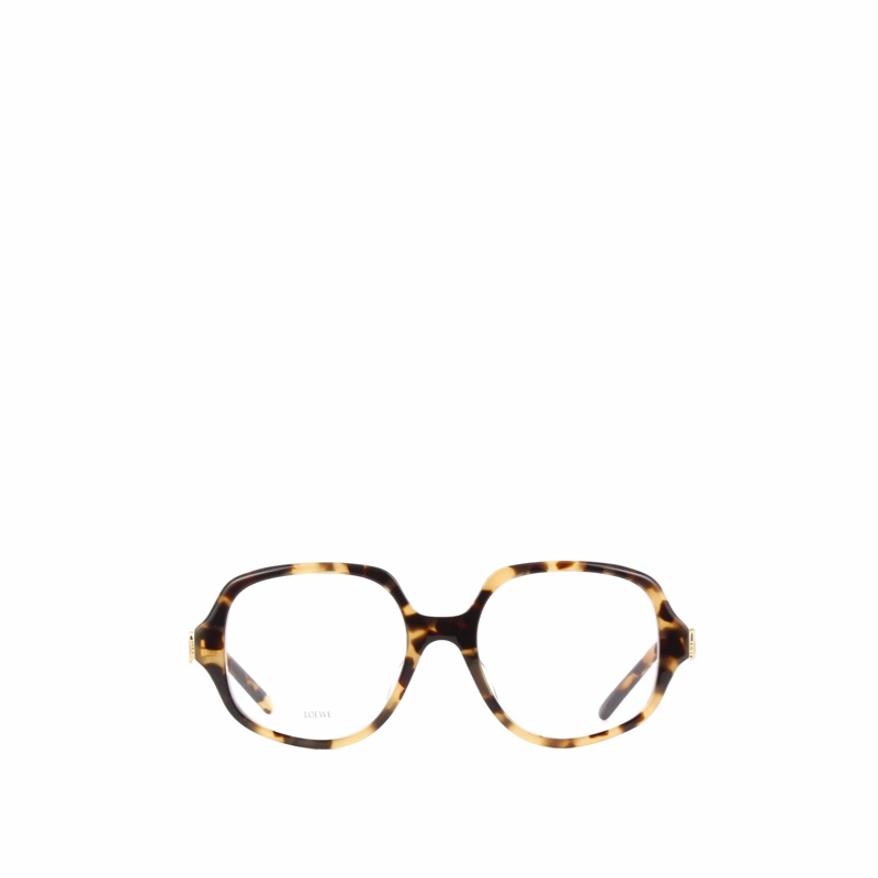 Loewe 女士 徽標平光鏡均碼碼橋寬: 1.8cm; 鏡腿長: 13.5cm; 鏡片直徑: 5.2cm-2