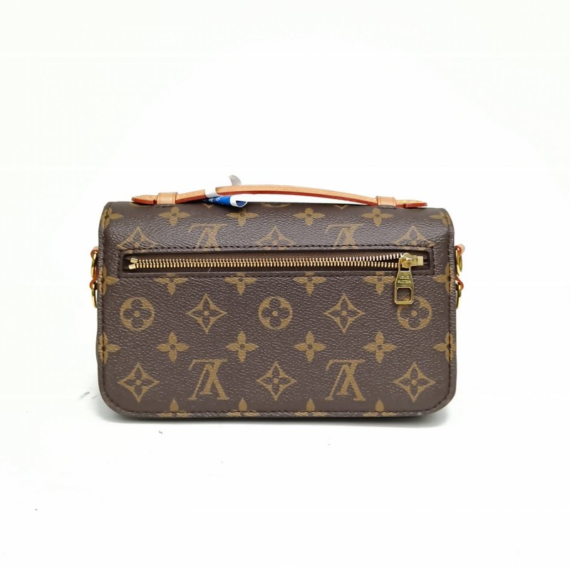 LOUIS VUITTON MetisPochetteEastWest橫版郵差包老花PVC金扣晶片肩背包-2