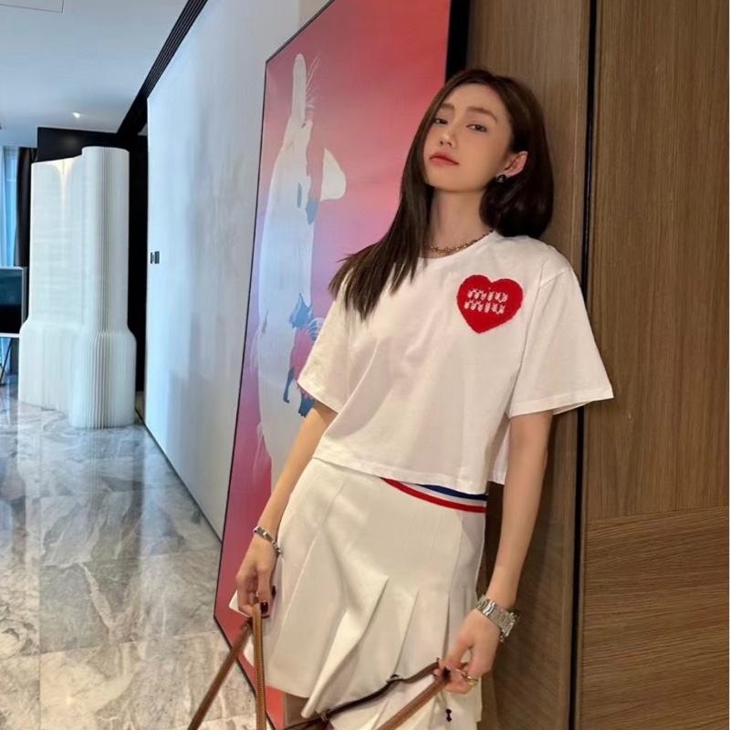 Miu Miu短款T恤-1