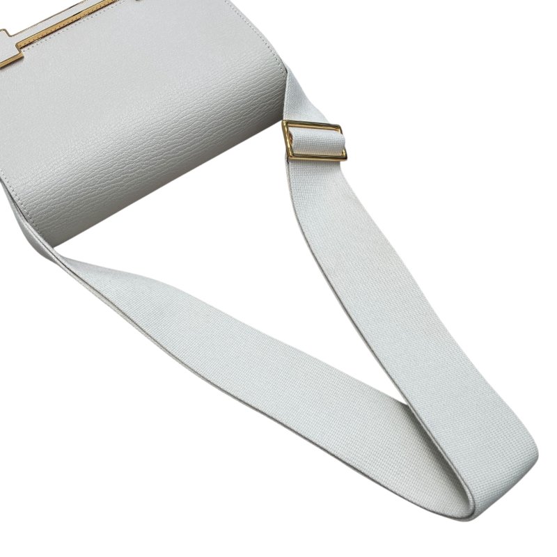 HERMES 愛馬仕 GETA20 皮革 蘑菇色 金釦-12