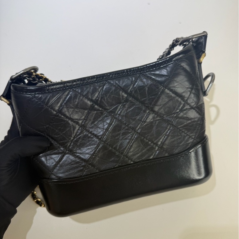 CHANEL|經典流浪包 小號 黑-4