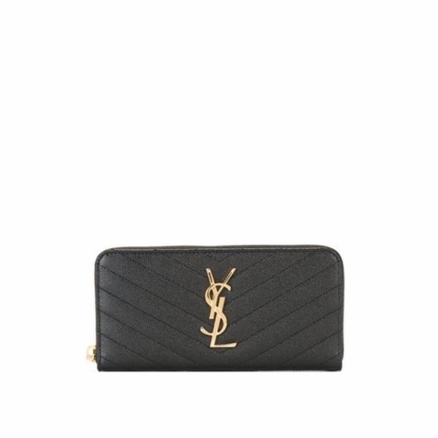 Saint Laurent 女士 Monogram拉鍊錢包均碼碼19cm*2cm*10cm