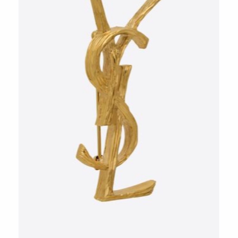 Saint Laurent 女士 徽標胸針均碼碼-3