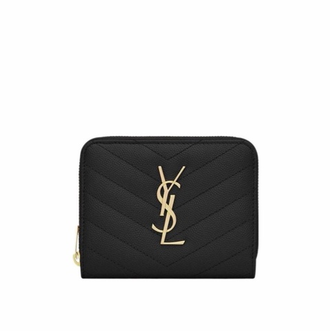 Saint Laurent 女士 全拉鍊錢包均碼碼12cm*3cm*10cm