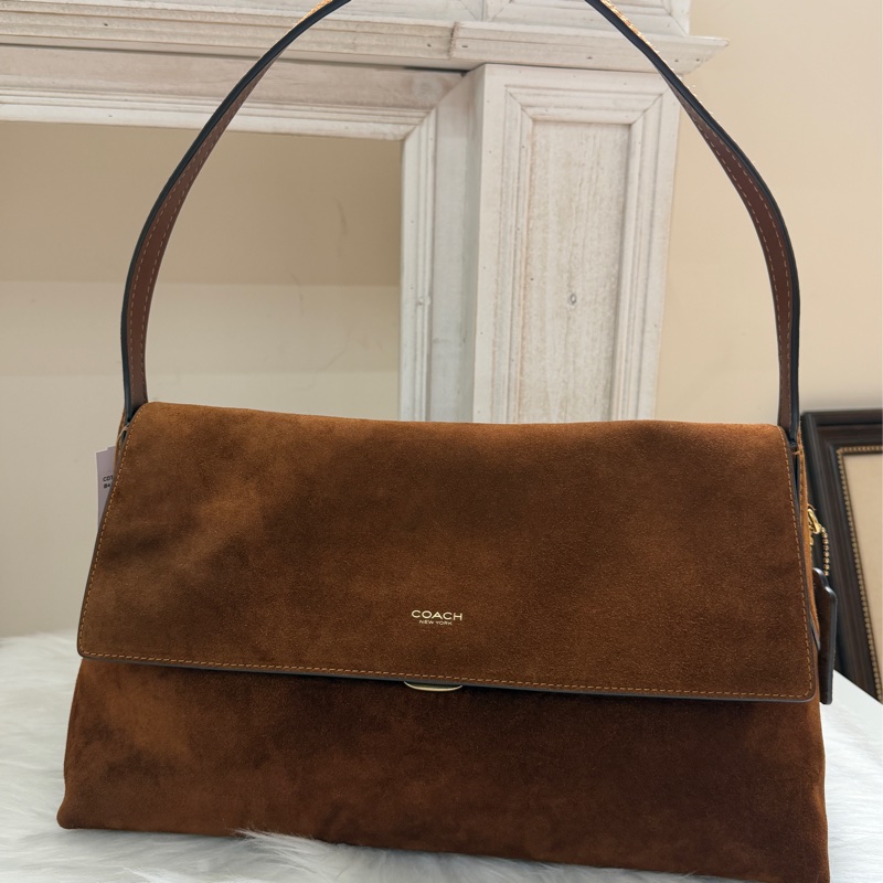 蔻馳Coach Chelsea切爾西 36 暖棕色 (麂皮)-0