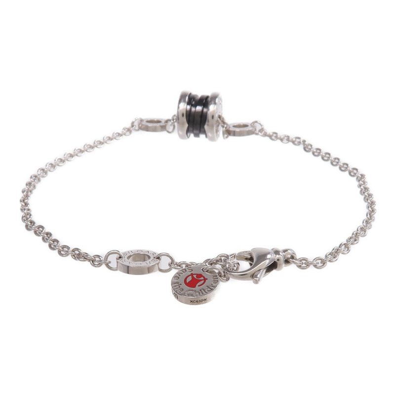 BVLGARI 925純銀/陶瓷Save The Children Bracelet手鏈-2