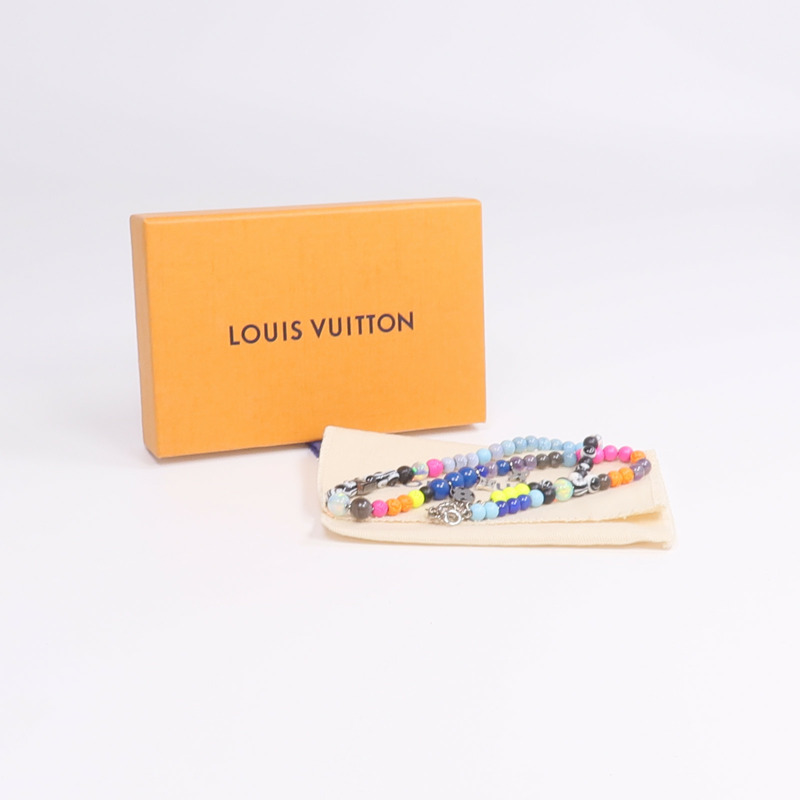 LOUIS VUITTON PVC/金屬Beads Necklace項鍊-6