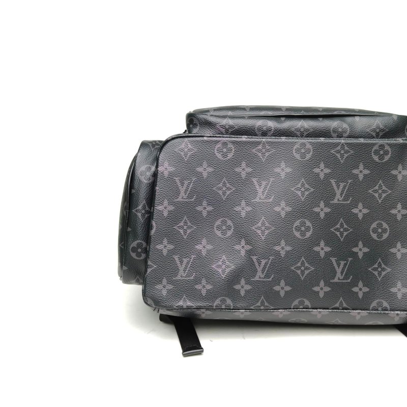 LOUIS VUITTON 黑色PVC晶片Trio黑武士雙肩包肩背包-4