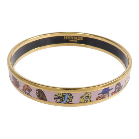 HERMES 金屬/琺瑯Hermes On The Beach Bangle手鐲