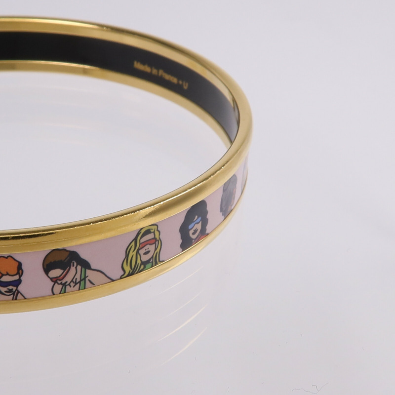 HERMES 金屬/琺瑯Hermes On The Beach Bangle手鐲-7