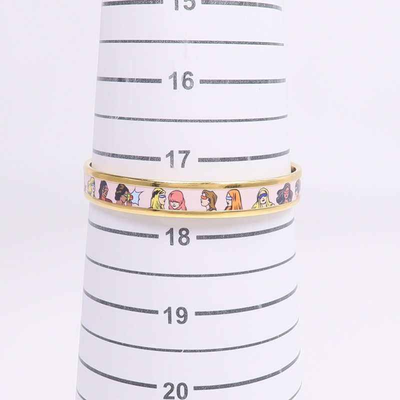 HERMES 金屬/琺瑯Hermes On The Beach Bangle手鐲-9