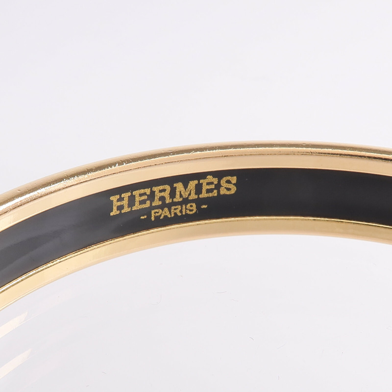 HERMES 金屬/琺瑯L'Epopee d'Hermes Bangle手鐲-4