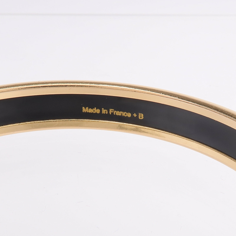HERMES 金屬/琺瑯L'Epopee d'Hermes Bangle手鐲-5