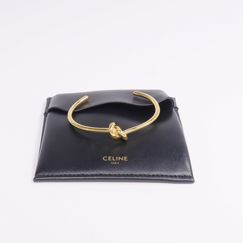 CELINE 金屬Knot Extra-thin Bracelet手鐲-8