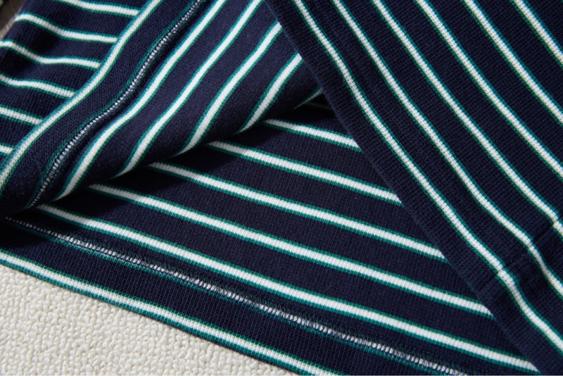 Celine藏青條紋Polo衫-7