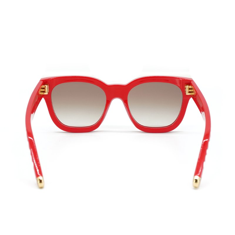 Louis Vuitton x 草間彌生 展示品 紅色波點太陽眼鏡(紅)-4