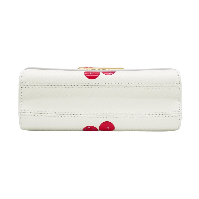 Louis Vuitton x TM Twist PM 櫻桃印花EPI牛皮二用包(M13239-白)-3