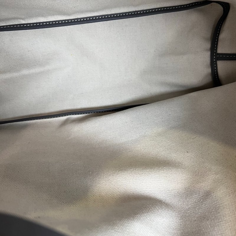 全新品 GOYARD 0120250 灰老花單肩HOBO包-5