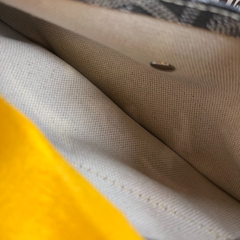 全新品 GOYARD 0120250 灰老花單肩HOBO包-8