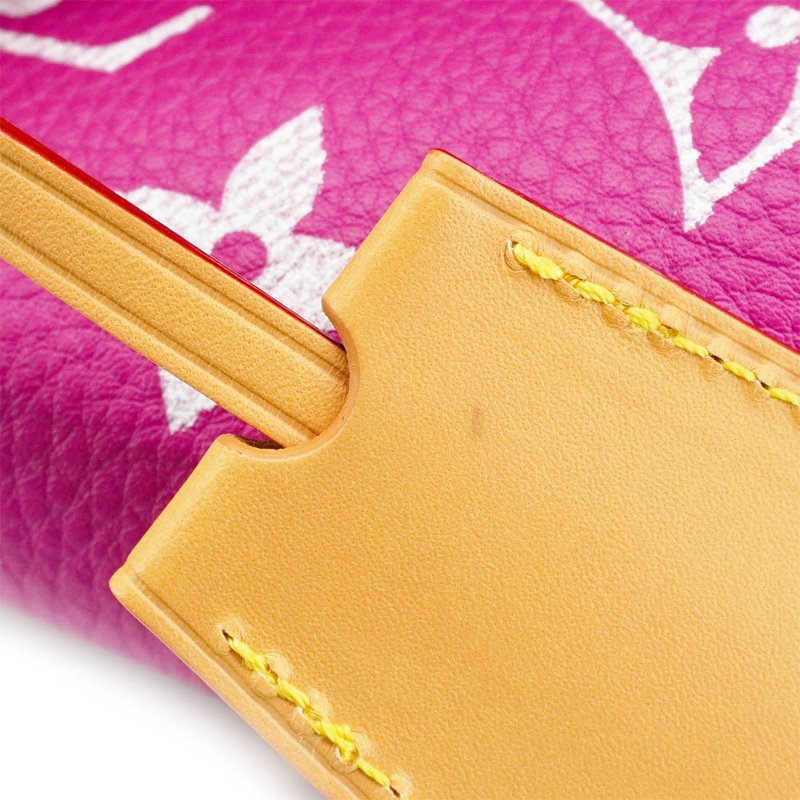 Louis Vuitton 展示品 Speedy P9 40 小牛皮手提斜背二用包(M11563-粉紅/紫)-7