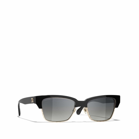 Chanel 女士 全框太陽鏡55碼橋寬: 1.8cm; 鏡腿長: 14cm