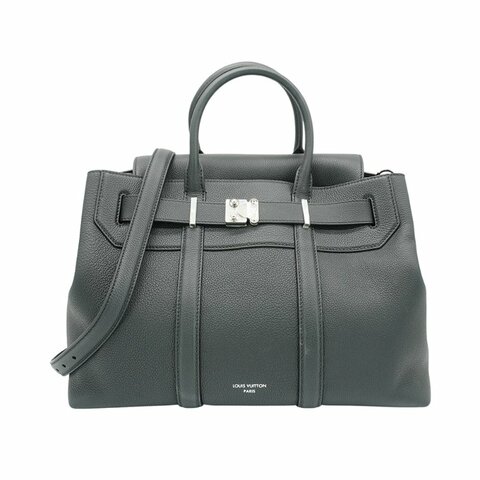 Louis Vuitton Georges Tote MM 粒面小牛皮手提肩背包(M23153-黑)