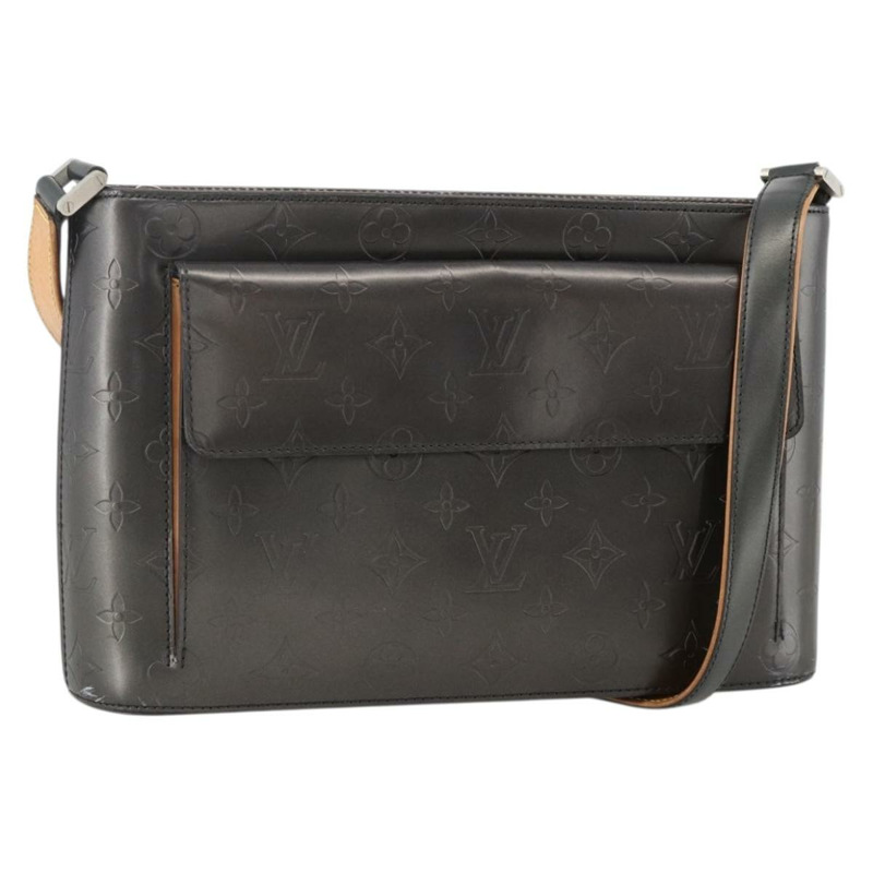 【日本直送】路易威登 Monogram Mat Alston 肩背包 黑色 M92810 LV Auth ka3833A-0