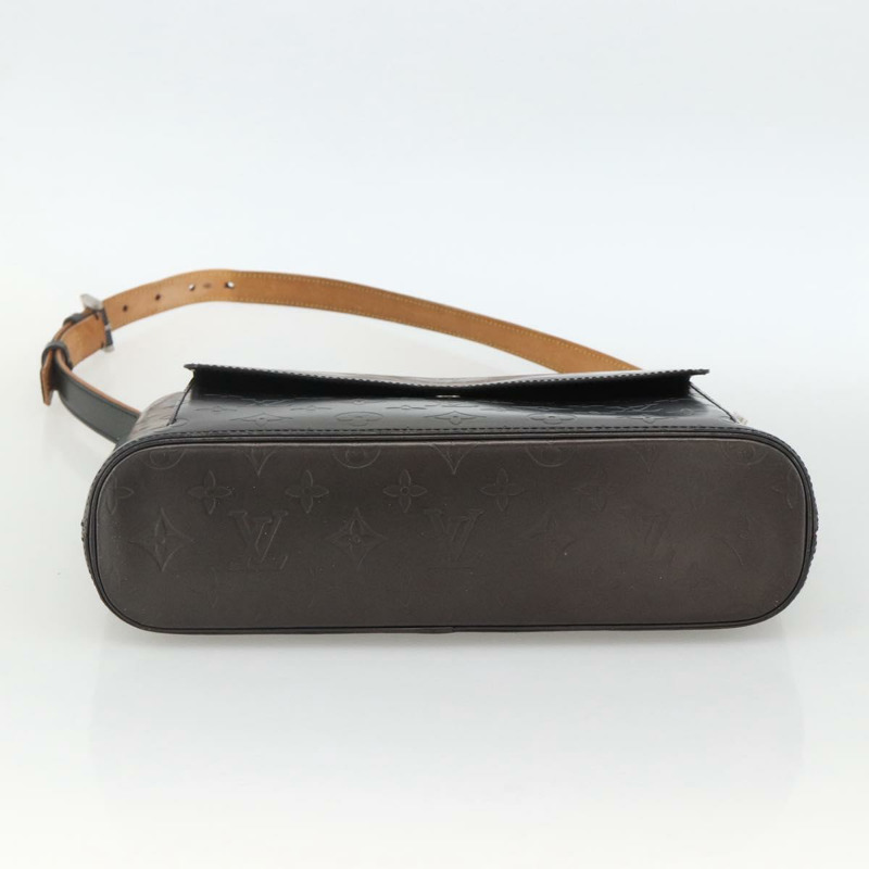 【日本直送】路易威登 Monogram Mat Alston 肩背包 黑色 M92810 LV Auth ka3833A-4