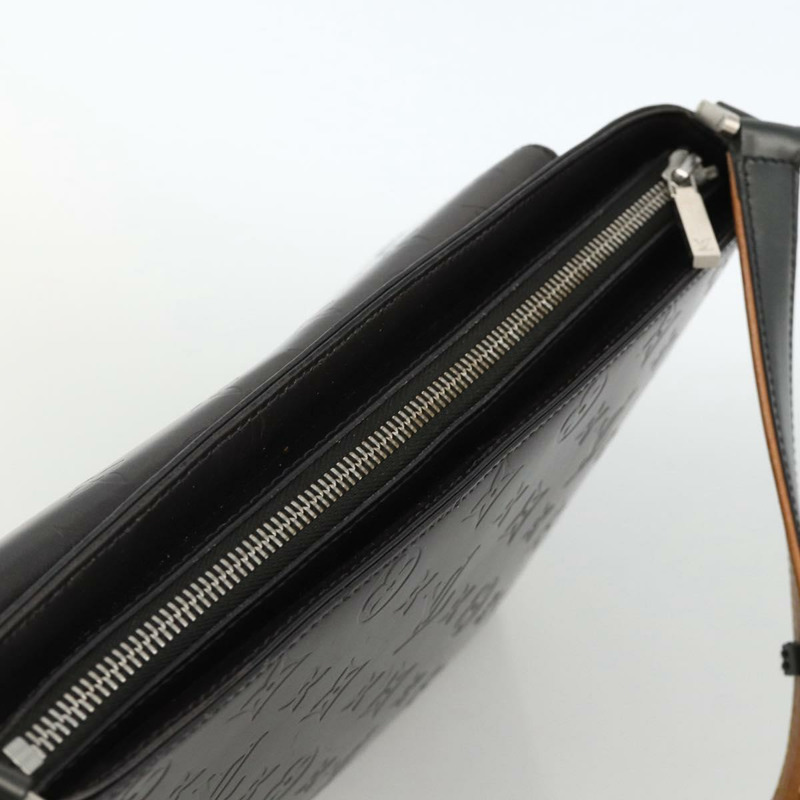 【日本直送】路易威登 Monogram Mat Alston 肩背包 黑色 M92810 LV Auth ka3833A-5