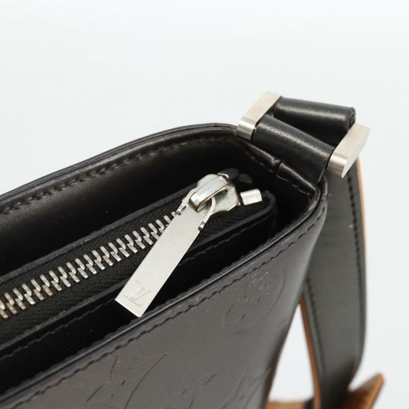 【日本直送】路易威登 Monogram Mat Alston 肩背包 黑色 M92810 LV Auth ka3833A-16