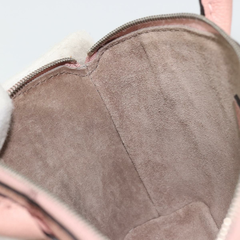 【日本直送】路易威登 Parnasea Nano Lockit 手提包 皮革 粉紅色 M61256 LV 正品 174420V-23