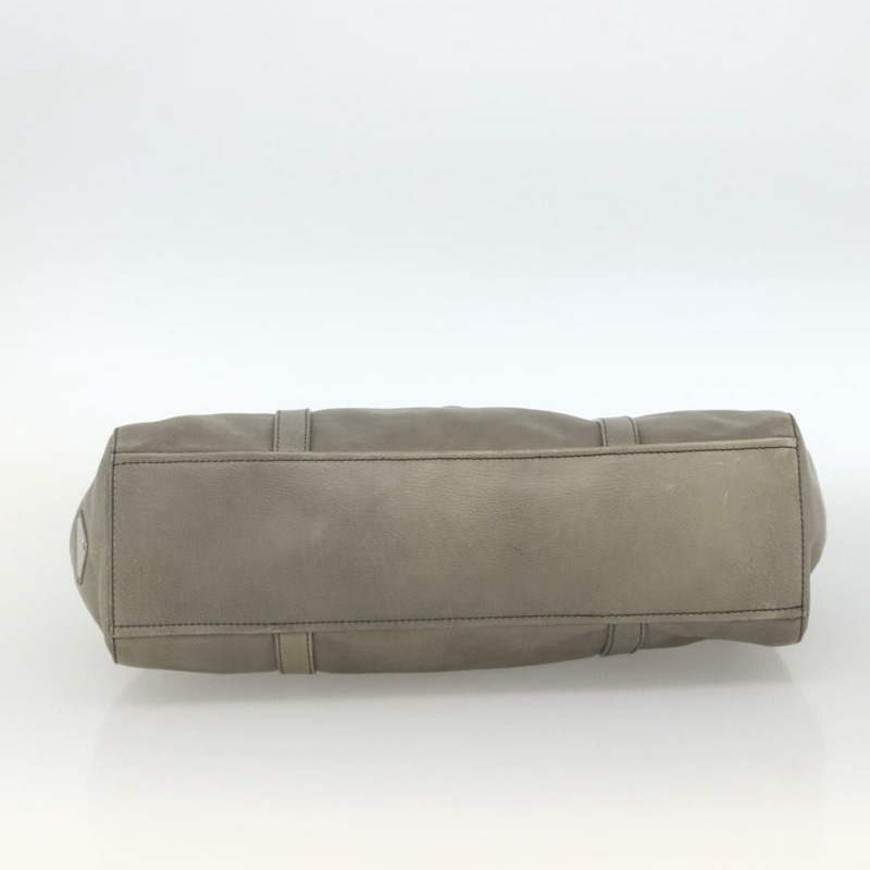 【日本直送】PRADA 灰色銀色皮革肩背包 正品 YKZ1610SAM-4