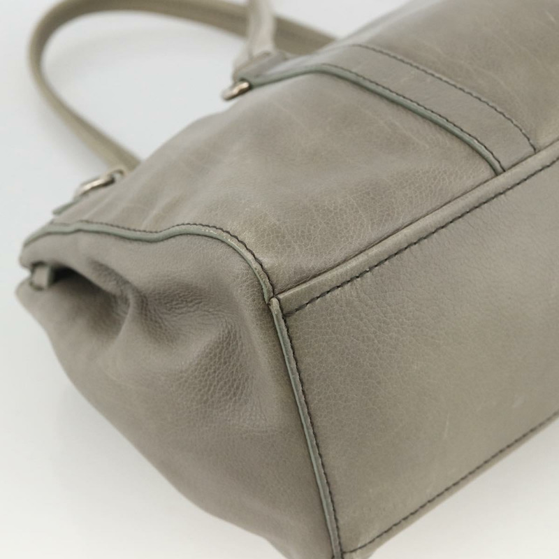 【日本直送】PRADA 灰色銀色皮革肩背包 正品 YKZ1610SAM-17