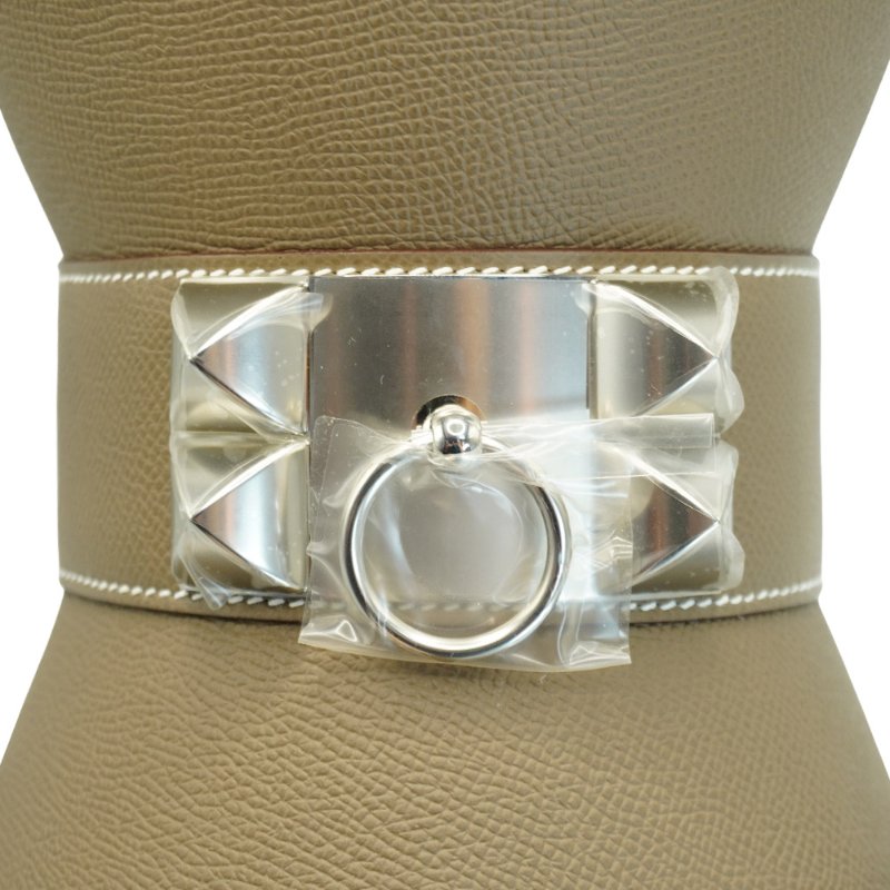 Hermes Mini Medor Epsom 牛皮手提水桶包(大象灰/銀釦)-5