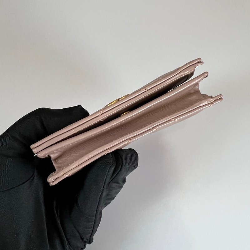 GUCCI 466492 粉Marmont短夾-4