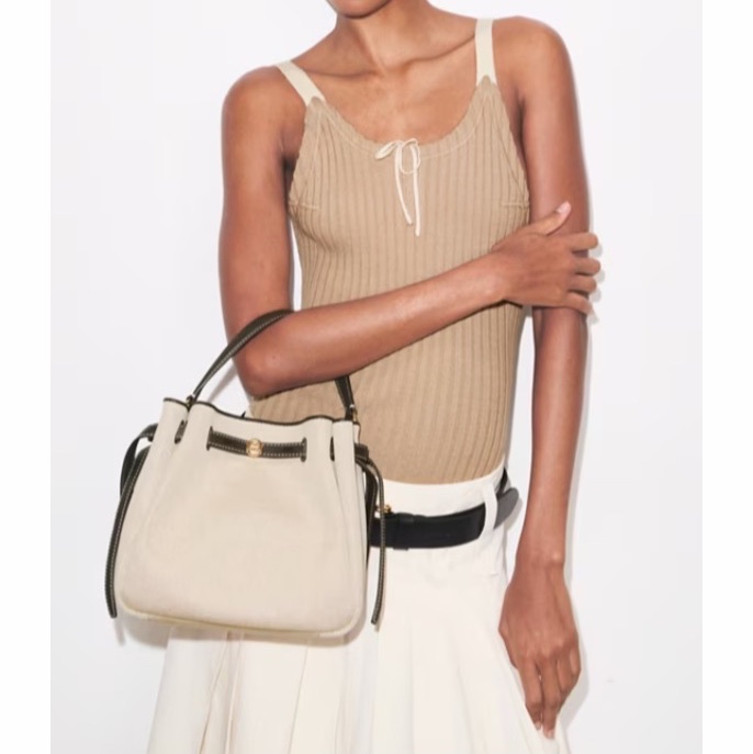 Tory Burch 女士 ROMY水桶包均碼碼22cm*9.5cm*21.5cm-3