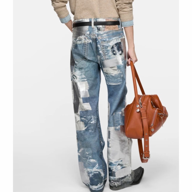 Acne Studios 男士 印花牛仔褲EU-44 EU-46 EU-48 EU-50 EU-52碼-1
