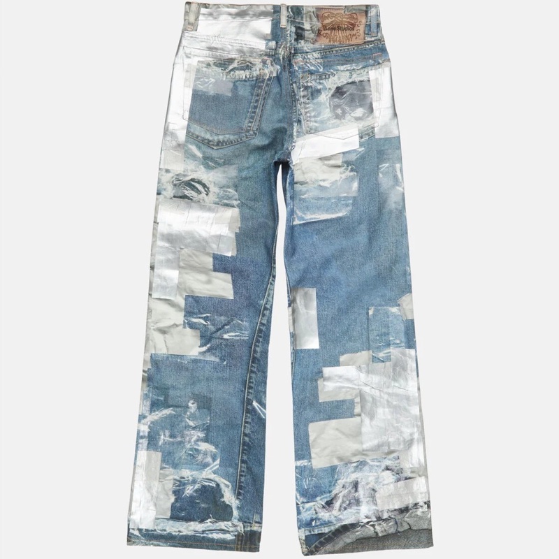 Acne Studios 男士 印花牛仔褲EU-44 EU-46 EU-48 EU-50 EU-52碼-3