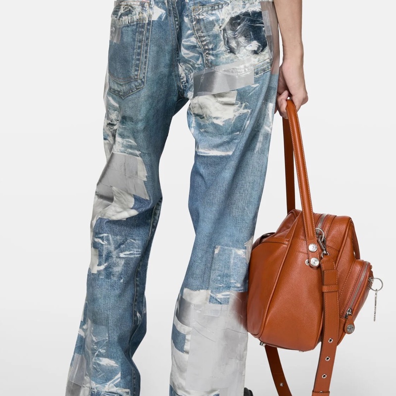 Acne Studios 男士 印花牛仔褲EU-44 EU-46 EU-48 EU-50 EU-52碼-4