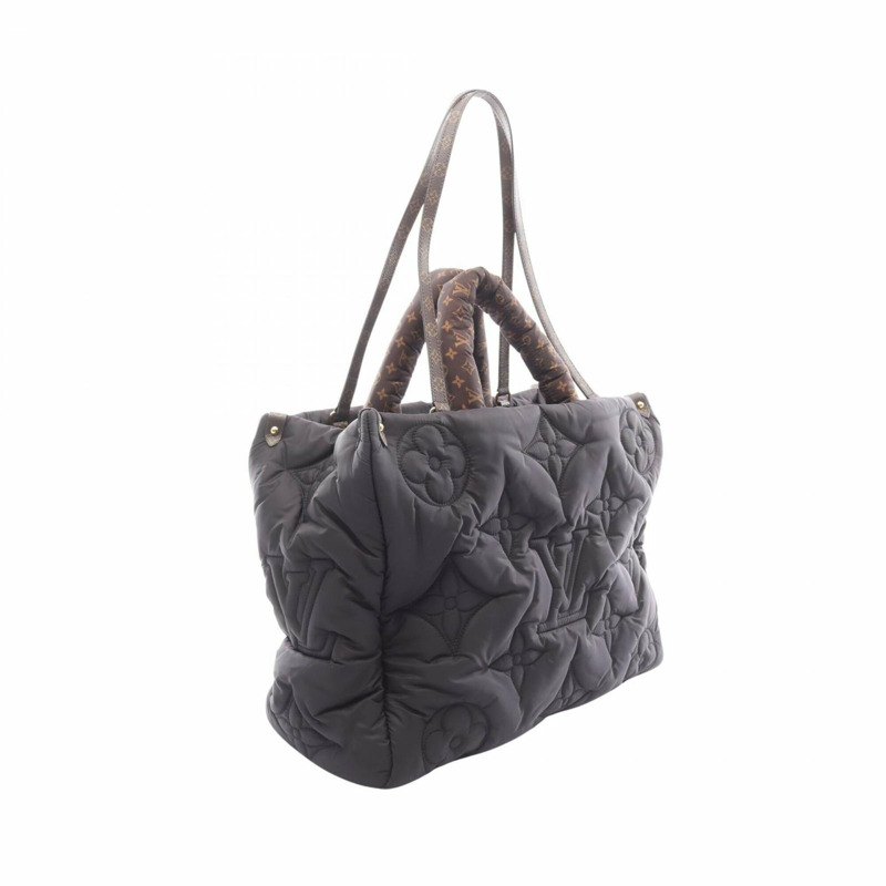 路易威登 OnTheGo GM LV Pillow 兩用托特包/手提包，尼龍塗層帆布，Monogram Pillow 圖案，女士款，黑色/棕色，M59005-1