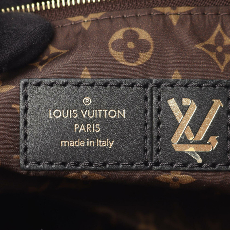 路易威登 OnTheGo GM LV Pillow 兩用托特包/手提包，尼龍塗層帆布，Monogram Pillow 圖案，女士款，黑色/棕色，M59005-3