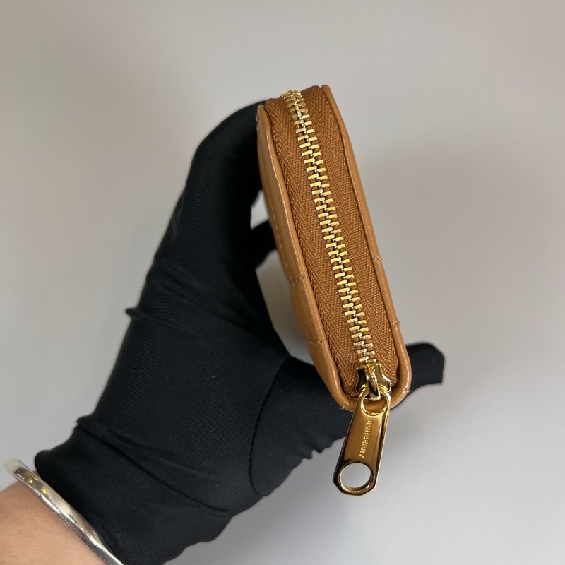 BURBERRY 焦糖LOLAㄇ拉零錢短夾-3